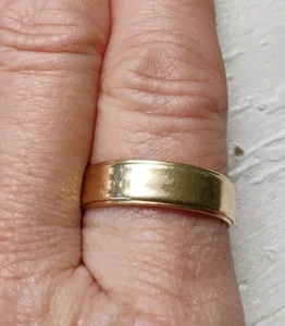 Men's ArtCarved 14K Gold Wedding Band Size 11 Beautiful Ring 6 Grams - Picture 1 of 6