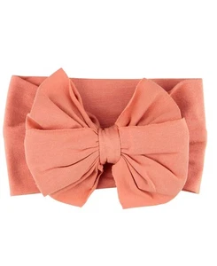 Girls Terra Cotta Big Bow Headband One Size Fits Most Hair Accessory - Picture 1 of 3