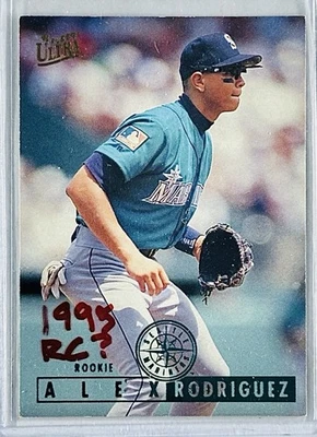 1995 Fleer Ultra #331 Alex Rodriguez Rookie RC Seattle Mariners NMTMT | HOF - Image 1 of 2