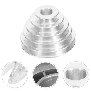  Aluminiumlegierung Riemenscheibe 5-stufig Multi Groove Riemenscheibe Metall Rad Bohrer Presse - Bild 1 von 12