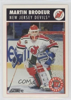 1992-93 Score Martin Brodeur #480 HOF - Image 1 of 2