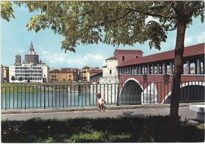 PAVIA - PONTE COPERTO SUL FIUME TICINO -87148- - Picture 1 of 1