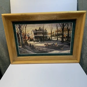 Terry Redlin Homeward Bound 1988 Signed Matted and Framed No Glass - Picture 1 of 7