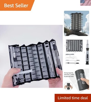 Professional 126-in-1 Screwdriver Set with Magnetic Tips for Precision Repairs - Image 1 of 4