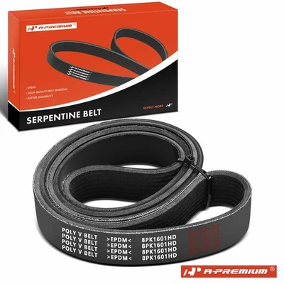 Cinturón serpentino de alta resistencia A-Premium 63,04 pulgadas para Volvo VAH Mack internacional Foto 1 de 4
