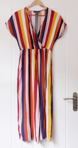 Ladies Striped Jumpsuit - Primark (Size 10) - Picture 1 of 10