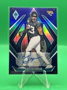 2024 Phoenix Football FOYE OLUOKUN Base Auto Silver 31/49 #56 - Bild 1 von 2