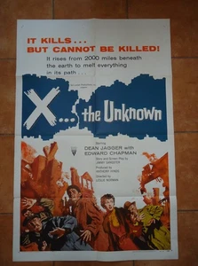 HAMMER/X THE UNKNOWN/U1/1 sheet poster - Picture 1 of 1