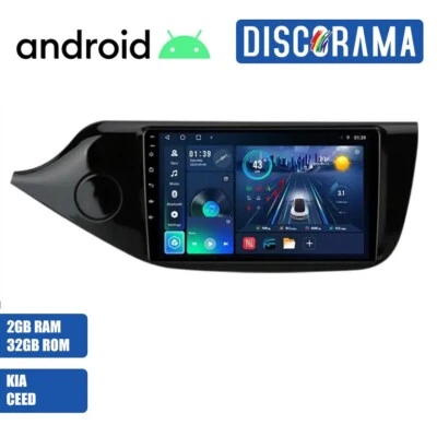 AUTORADIO ANDROID KIA CEED 2012-2018 STEREO AUTO TOUCH 9" WIFI NAVIGATORE - Immagine 1 di 4