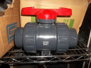 Nueva válvula de bola Asahi tipo 21 2 1/2" True Union PVC manual 1606-025, 1606025 - Imagen 1 de 3