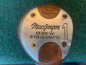 PERSIMMON 1982 MacGregor Tourney Eye-O-Matic M85W Driver 1-Wood - RH, Stiff - Picture 1 of 13