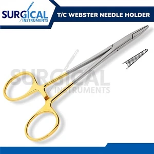 T/C Webster Nadelhalter 5" HNO Chirurgische Instrumente Edelstahl Deutsche Qualität - Bild 1 von 3