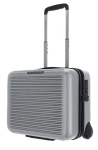 MANDARINA DUCK Tank Case Pilot Trolley XS Trolley Grigio colore argento nuovo - Foto 1 di 5