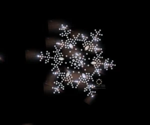 Hotfix Strass Bügelbilder wunderschöne Schneeflocke Eiskristall 120824 - Bild 1 von 5