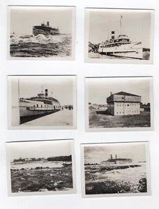 CA 1950 TRAVEL SOUVENIR PHOTOS CANADA STEAMSHIP LINE RAPIDS SERIES MONTREAL - Picture 1 of 3