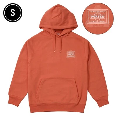 PALACE SKATEBOARDS YOSHIDA PORTER LOGO SUDADERA CON CAPUCHA Naranja Talla S Tri-Ferg Japón Nuevo Foto 1 de 4