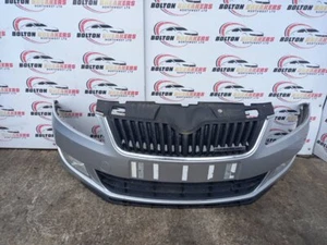 2010-2014 SKODA FABIA GREENLINE MK2 FL 5 Door BUMPER (FRONT) SILVER LA7W - Picture 1 of 14