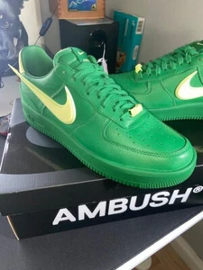 Size 10.5 - Nike Air Force 1 Low x AMBUSH Pine Green 2022 - Picture 1 of 5