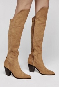 Free People Over the Knee Suede Boots 