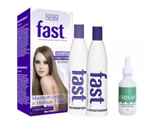 FAST Long Hair Growing Vitamin B Biotin Shampoo Conditioner + 53 Oil Treatment - Bild 1 von 20
