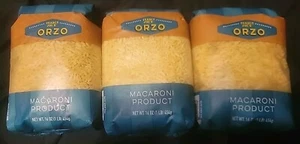 3 Pack Trader Joe's Orzo Macaroni Product 1 Lbs Each See Description - Picture 1 of 3