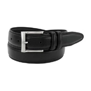 Florsheim Cintura Uomo Nera, Cintura Abito Uomo Nera Stile 1136 Nuova con etichette.Ciottolo Nero - Foto 1 di 1