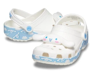 Crocs Cinnamoroll Classic Clog M5 W7 Sanrio 23cm Weiß Unisex Japan Limitiert Neu - Bild 1 von 8