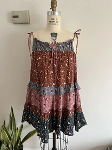 Neu mit Etikett Storia Boho Kleid 100% Baumwolle - Bild 1 von 9