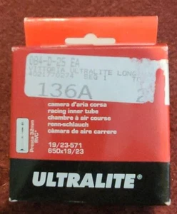 Vittoria Ultralite 650C Road Inner Tube 19/23-571 650X19/23 Presta Valve - Picture 1 of 1