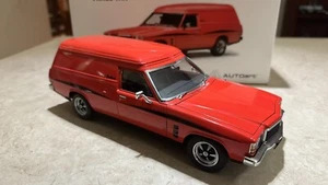 1 18 HOLDEN HJ PANELVAN MANDARIN RED - Picture 1 of 4