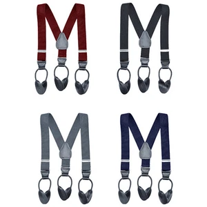 New Button End Suspender for Kids, Boys, Girls, Kids, Toddlers MADE IN USA Adjus - Picture 1 of 8