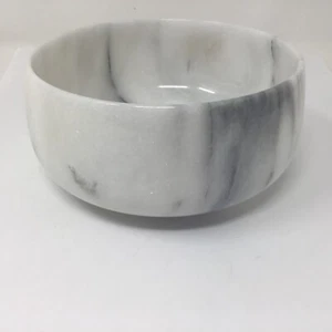 Natural Marble Decorative Bow Home Decor Key Bowl center piece 5” - Picture 1 of 4