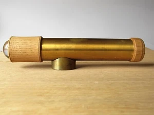 Messing & Eiche Teledoskop Armando Perri - Premium Handmade in Switzerland, 26 cm - Bild 1 von 2