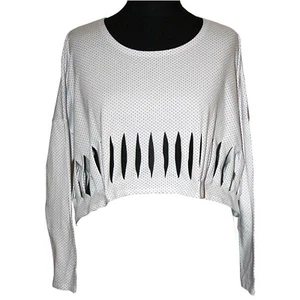 Camisa BORIS INDUSTRIES Jersey Cut-Out Look 42 44 46 48 (CE) blanco puntos - Imagen 1 de 1