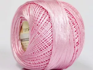 Hellrosa YarnArt Tulpe Größe 10 Mikrofaserfaden #52270 50 gr gehäkelt XSstich - Bild 1 von 2