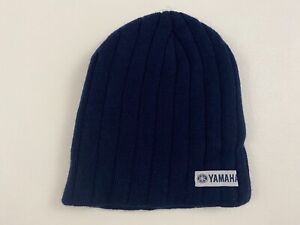 Chapeau neuf logo Yamaha Khit Beanie bleu foncé taille unique