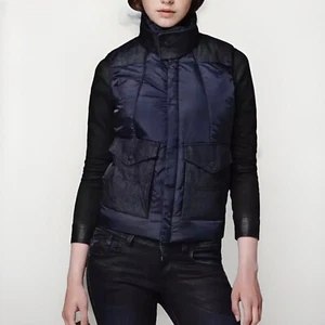 G-Star WMN A CROTCH JETLER GILET Mazarine Blue XS - Picture 1 of 9
