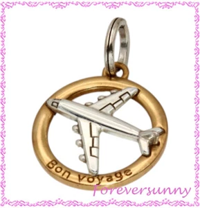 Brighton Bon Voyage Flugzeug Reise Urlaub Live Love Charm - Bild 1 von 3