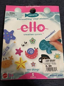 Ello Creation System Aquaria Sea Things Vinyl Stickers New Sea Things - Picture 1 of 2