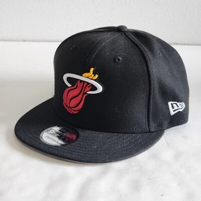 Кепка бейсболка Miami Heat NBA для взрослых черная New Era 59Fifty OSFA 70556872 - Изображение 1 из 4