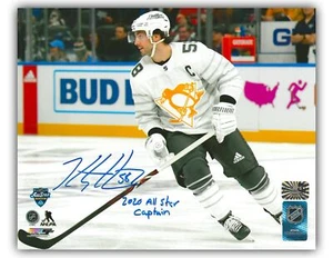 Kris Letang Pittsburgh Penguins Signed Inscribed 2020 All-Star Captain 8x10 - Picture 1 of 1