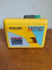 Vintage PHILIPS Stereo Cassette Player with Graphic Equaliser D-6616 Yellow Retr
