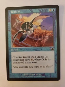 MTG Magic The Gathering Card Rethink Instant Blue Prophecy 2000 - Picture 1 of 2