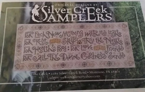 WE THANK THEE CROSS STITCH CHART SILVER CREEK SAMPLERS - Picture 1 of 3