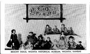 Kansas Postcard Beachy Dolls Wichita Historical Museum Wichita KS Unposted  - Picture 1 of 2