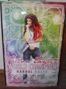 Poster Fallon Taylor World Champion Barrel Racer SIGNED - Picture 1 of 7