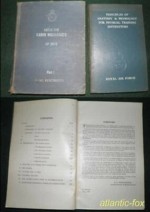 RAF RADIO MECÁNICA AP3372 (1963) Y ANATOMÍA Y FISIOLOGÍA AP3125 (1950) - Imagen 1 de 2
