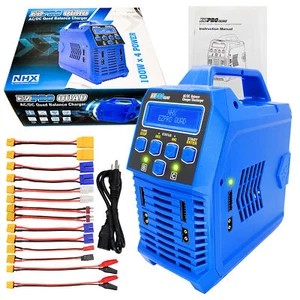 NHX RC EZPRO QUAD 100W X4 AC/DC 12A LiPo/Li-HV/NIMH Akku Balance Ladegerät - Bild 1 von 7