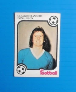 RARE MONTY GUM-FOOTBALL CARDS 1975/76 -DONALDSON - GLASGOW RANGERS - Picture 1 of 2
