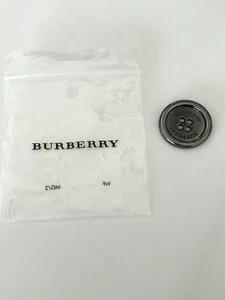 Authentic Burberry Replacement Button New with Torn Burberry Plastic Bag - Picture 1 of 5